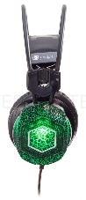 Наушники с микрофоном Oklick HS-L500G черный 2.2м мониторы оголовье