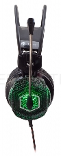 Наушники с микрофоном Oklick HS-L500G черный 2.2м мониторы оголовье