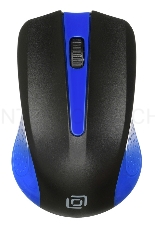 Мышь Oklick 485MW черный/синий оптическая (1200dpi) беспроводная USB (2but)