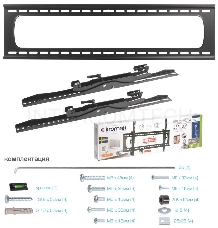 Кронштейн для телевизора Kromax STAR PRO-112 черный 55-100 макс.103кг настенный наклон