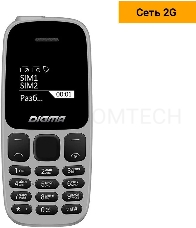 Мобильный телефон Digma A106 Linx 32Mb серый