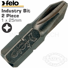 Бита крестовая Felo PZ 1X25, серия Industrial, 02101036