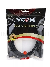 Кабель VCOM DVI<-->DVI Dual Link (25M-25M), 3m, 2 фильтра, позолоченные контакты