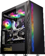 Корпус Formula F-3703 черный без БП ATX 5x120mm 4x140mm 2xUSB2.0 1xUSB3.0 audio