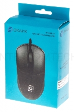 Мышь Oklick 275M  черный оптическая (1000dpi) USB (2but)