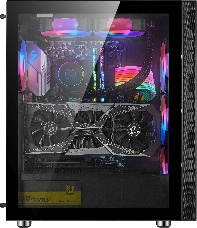 Корпус Formula F-3703 черный без БП ATX 5x120mm 4x140mm 2xUSB2.0 1xUSB3.0 audio