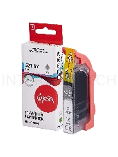 Струйный картридж Sakura 2937B004 (521 GY) для Canon, серый, 8,4 мл., 1400 к.