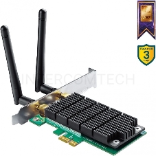 Адаптер TP-LINK ARCHER T4E AC1200 Двухдиапазонный Wi-Fi адаптер PCI Express