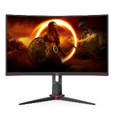 Монитор 27 AOC C27G2ZU Black-Red (VA, изогнутый, 1920x1080, 240Hz, 0.5 ms, 178°/178°, 300 cd/m, 80M:1, +2xHDMI 2.0, +Di