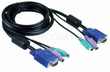 Переключатель D-Link DKVM-CB Кабель KVM длиной 1,8 м с разъемами PS2