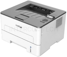 Принтер Pantum P3300DN, А4, 33 стр/мин, 1200 X 1200 dpi, 256Мб RAM, PCL/PS, дуплекс, лоток 250 листов, USB/LAN, нагр. макс 60000 стр/мес, рек. 3000 стр/мес, серый корпус