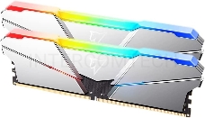 Модуль памяти DDR 5 DIMM 32Gb (16Gbx2), 4800Mhz, Netac NTSRD5P48DP-32S, RGB, CL40, Silver