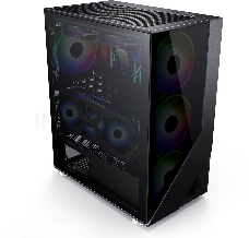 Корпус Formula V-LINE 7713 черный без БП ATX 3x120mm 2xUSB2.0 1xUSB3.0 audio bott PSU