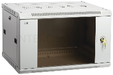 Шкаф ITK LINEA W 15U 600x600 мм дверь стекло, RAL7035