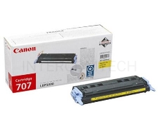 Тонер-картридж Canon 707Y (9421A004) желтый, 2000 стр., для LBP 5000/5100