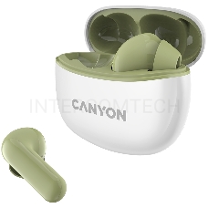 Наушники Canyon TWS-5 Bluetooth  Green