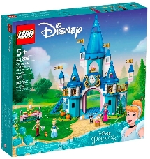 Конструктор Lego Disney Princess Cinderella and Prince Charming`s Castle пластик (43206)