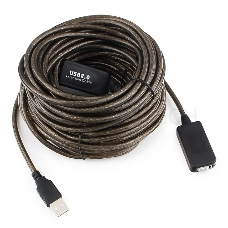 Кабель удлинитель USB 2.0 активный Cablexpert UAE-01-15M, AM/AF, 15м