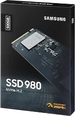 Накопитель SSD Samsung 500Gb (PCI-E NVMe) 980 M.2 (R3100/W2600MB/s) (MZ-V8V500BW)