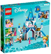 Конструктор Lego Disney Princess Cinderella and Prince Charming`s Castle пластик (43206)