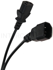 Кабель монитор - компьютер 1.8 метра 220V (UPS -> устройство) VDE 3G*0.5mm QUST(Aopen) ACE001-1.8м