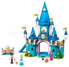 Конструктор Lego Disney Princess Cinderella and Prince Charming`s Castle пластик (43206)