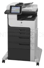 МФУ HP LaserJet Enterprise MFP M725f, лазерный принтер/сканер/копир/факс A3, 40ppm, 1200dpi, 1024Mb, 320Gb HDD, 5 trays 100+250+250+500+500, Cabinet, ADF100, Duplex, USB/LAN/FIH, Color LCD20i, 1y warr, repl. Q7830A M5035x, Q7831A M5035xs)