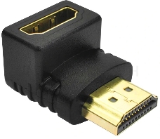 Переходник Greenconnect HDMI-HDMI  19M / 19F верхний угол, (GCR-CV304)