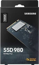 Накопитель SSD Samsung 500Gb (PCI-E NVMe) 980 M.2 (R3100/W2600MB/s) (MZ-V8V500BW)
