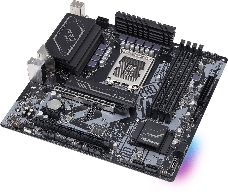 Материнская плата Asrock B660M PRO RS Soc-1700 Intel B660 4xDDR4 mATX AC`97 8ch(7.1) GbLAN RAID+HDMI+DP
