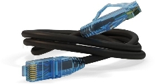 Патч-корд Hyperline PC-LPM-UTP-RJ45-RJ45-C6-2M-LSZH-BK U/UTP, Cat.6, LSZH, 2 м, черный