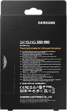 Накопитель SSD Samsung 500Gb (PCI-E NVMe) 980 M.2 (R3100/W2600MB/s) (MZ-V8V500BW)