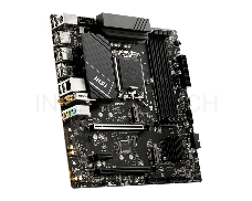 Материнская плата MSI PRO B760M-A WIFI Soc-1700 Intel B760 4xDDR5 mATX AC`97 8ch(7.1) 2.5Gg+HDMI+DP