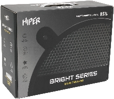 Блок питания Hiper ATX 650W HPB-650D 80+ bronze (24+4+4pin) APFC 120mm fan 6xSATA