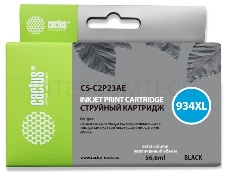 Картридж струйный Cactus CS-C2P23AE №934XL черный для HP DJ Pro 6230/6830 (30мл)