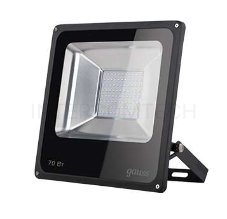 Прожектор светодиодный LED 70Вт IP65 6500К черн. Gauss 613100370