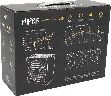 Блок питания Hiper ATX 650W HPB-650D 80+ bronze (24+4+4pin) APFC 120mm fan 6xSATA