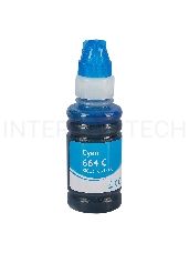 Контейнер с чернилами Sakura C13T66424A (664 C) для Epson, голубой, 6500 к., 70 мл.