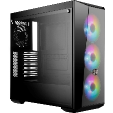 Корпус без блока питания Cooler Master MasterBox 5 Lite RGB, USB 3.0 x 2, 1xFan, 3x120mm ARGB Fan, Black, Splitter cable + Controller, ATX, w/o PSU