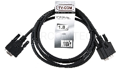 Кабель для монитора VGA (M) -) VGA (M), 1.8m, TV-COM (QCG341AD-1.8M), ферритовые кольца