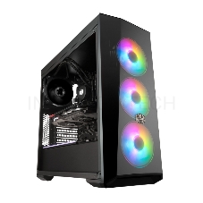 Корпус без блока питания Cooler Master MasterBox 5 Lite RGB, USB 3.0 x 2, 1xFan, 3x120mm ARGB Fan, Black, Splitter cable + Controller, ATX, w/o PSU