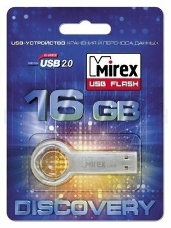 Флеш Диск 16GB Mirex Round Key, USB 2.0