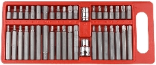 Набор бит ЗУБР ЭКСПЕРТ 2653-H40_z01  спец. в метал.боксе HEX TORX SPLINE 40 шт