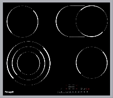 Встраиваемая электрическая панель Weissgauff HV 643 BSX