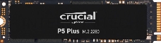 Твердотельный накопитель Crucial P5 Plus, 500GB, SSD, M.2 2280, NVMe, PCIe 4.0 x4, 3D TLC, R/W 6600/4000MB/s, IOPs 360 000/700 000, 300TBW