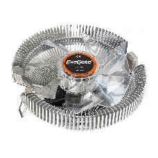 Кулер ExeGate EX286149RUS EE90 (Al, LGA775/115*/1200/AM2/AM2+/AM3/AM3+/AM4/FM1/FM2, TDP 75W, 90mm, 2200RPM, Hydro bearing, 3pin, 22db, 215г)