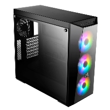 Корпус без блока питания Cooler Master MasterBox 5 Lite RGB, USB 3.0 x 2, 1xFan, 3x120mm ARGB Fan, Black, Splitter cable + Controller, ATX, w/o PSU