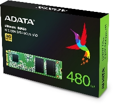 Твердотельный накопитель SSD M.2 2280 ADATA 480GB Ultimate SU650 (ASU650NS38-480GT-C) SATA 6Gb/s, 550/510, IOPS 80/60K, MTBF 2M, 3D TLC, 210TBW, RTL