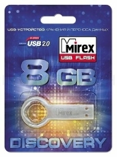 Флеш Диск 8GB Mirex Round Key, USB 2.0