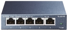 Коммутатор TP-Link SOHO  TL-SG105  5-port Desktop Gigabit Switch, 5 10/100/1000M RJ45 ports, metal case